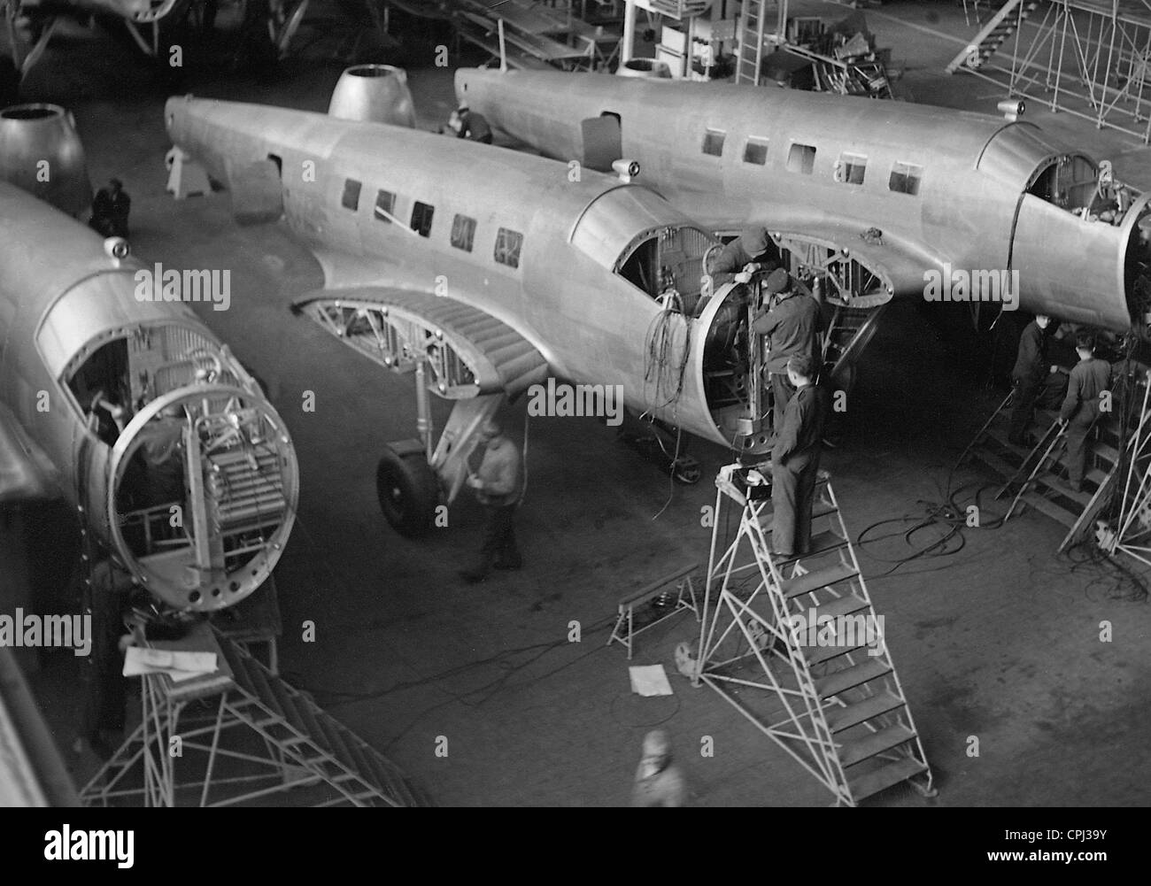 Herstellung von Junkers Ju 86, 1930 Stockfoto