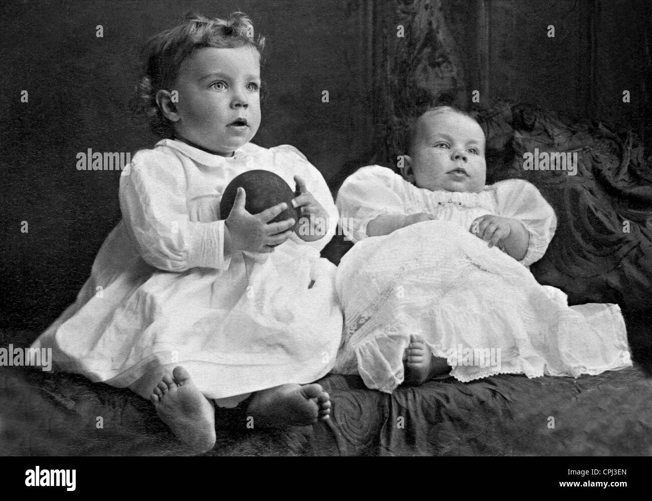 Prinz Gustav Adolf und Prinz Sigward von Schweden, 1908 Stockfoto