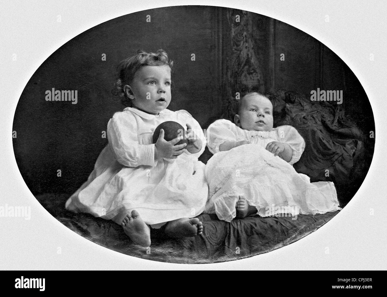 Prinz Gustav Adolf und Prinz Sigward von Schweden, 1908 Stockfoto