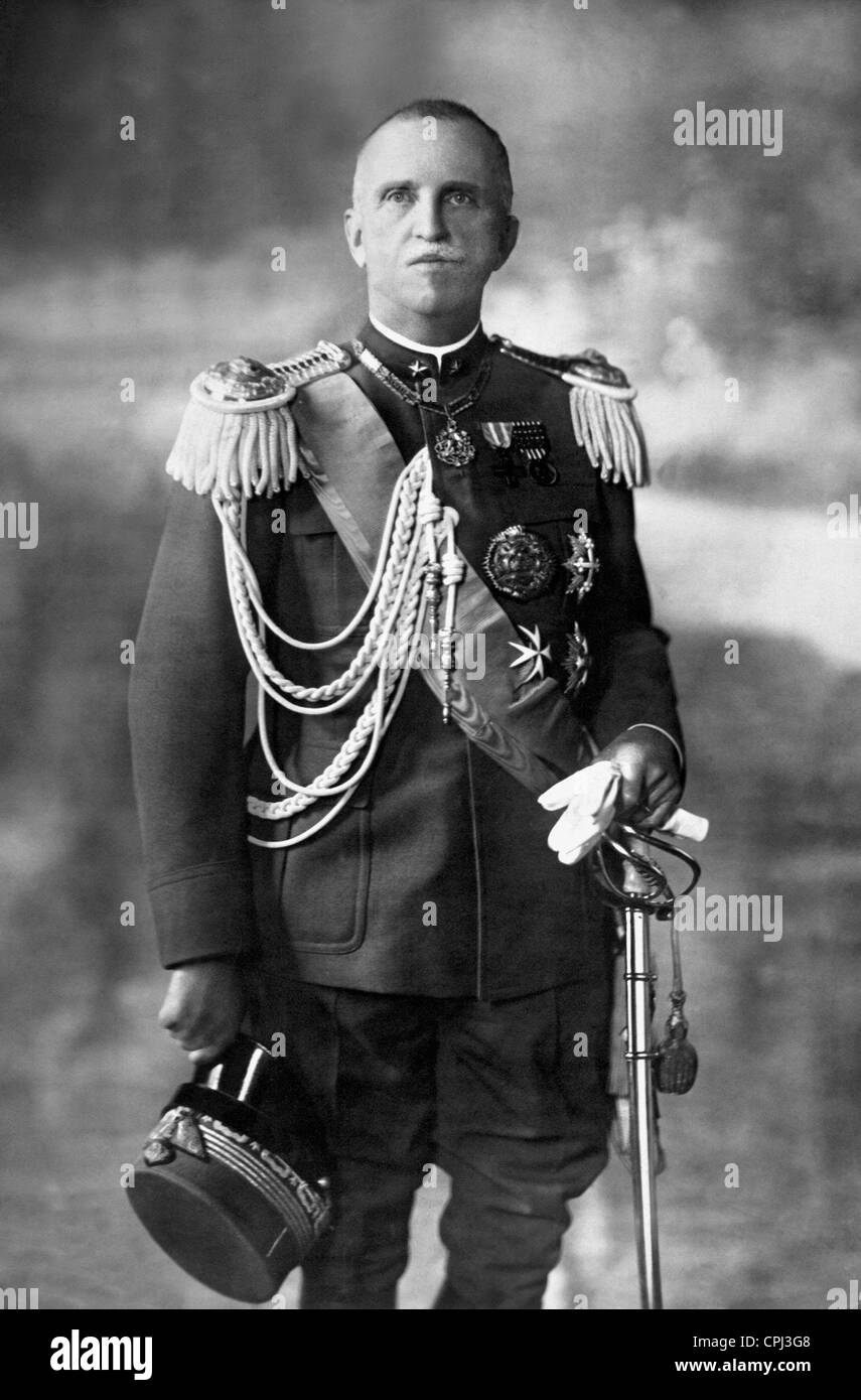 Victor Emmanuel III, 1929 Stockfoto