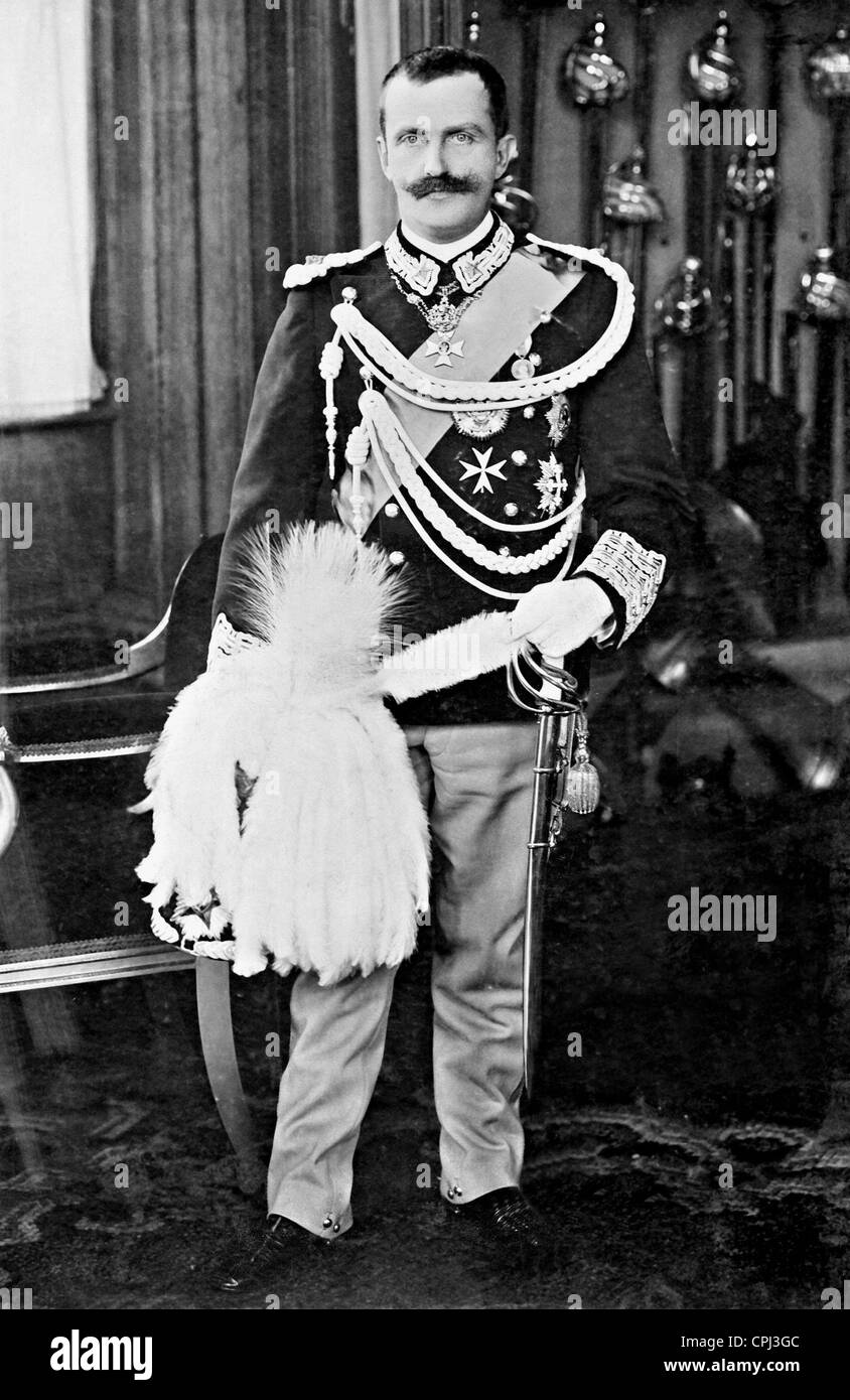 Victor Emmanuel III, 1903 Stockfoto