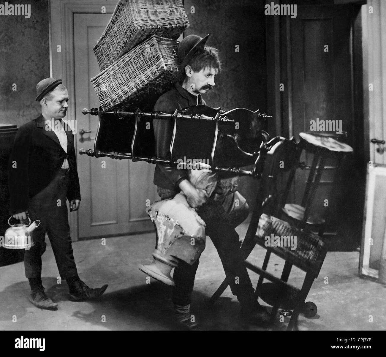 Harald Madsen und Carl Schenstrom in "Die Lustigen Embryo" Stockfoto