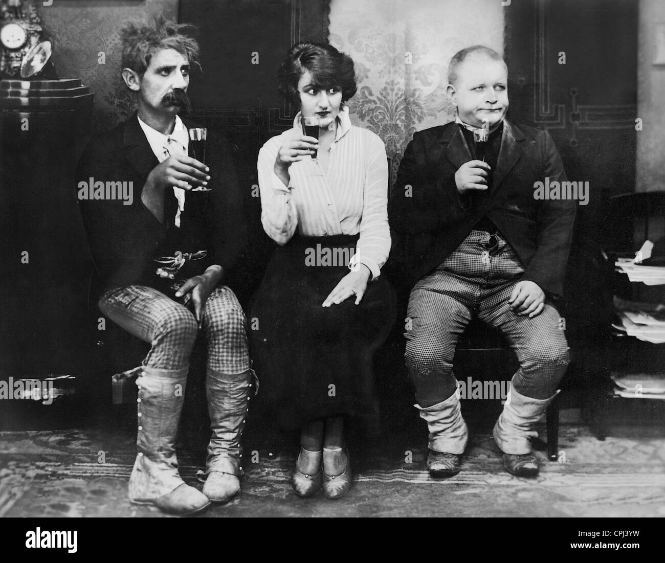 Carl Schenstrom und Harald Madsen in &quot;Circus Pat Und Patachon&quot;, 1926