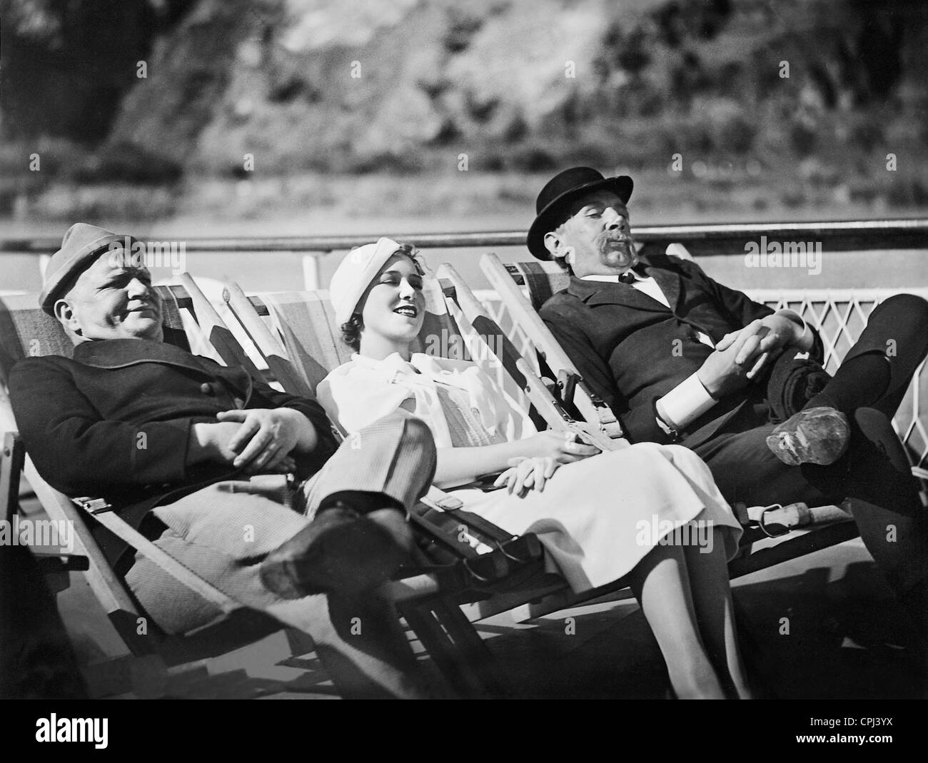 Harald Madsen und Carl Schenstrom in "Knox Und Die Lustigen Embryo", 1935 Stockfoto