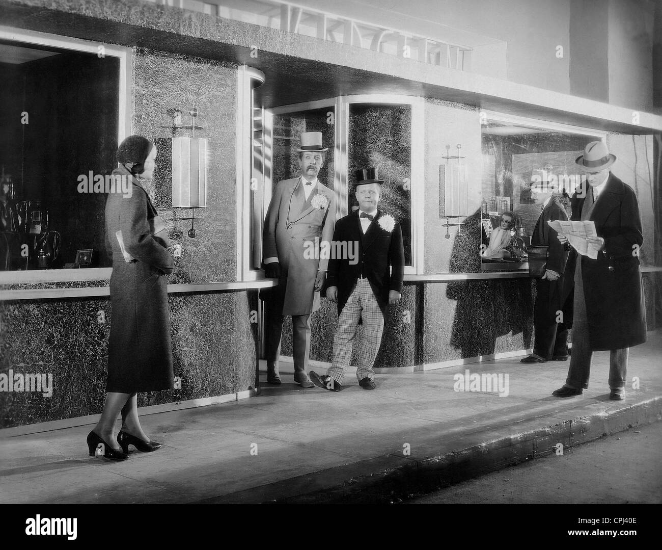 Carl Schenstrom und Harald Madsen als Pat und Patachon Stockfoto