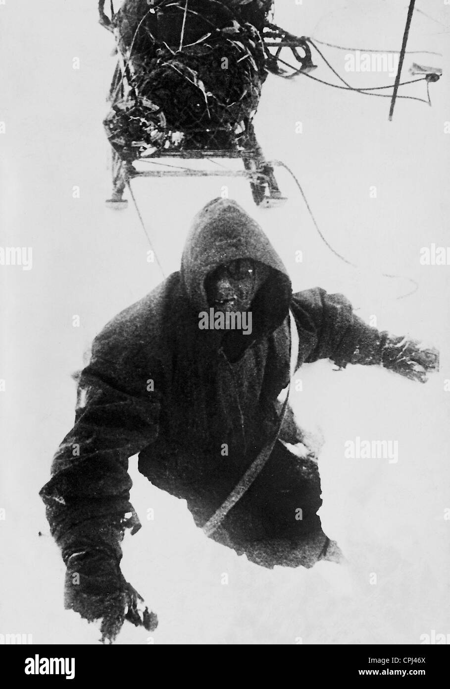 Die Expedition von Alfred Wegener in Grönland, 1929/30 Stockfoto