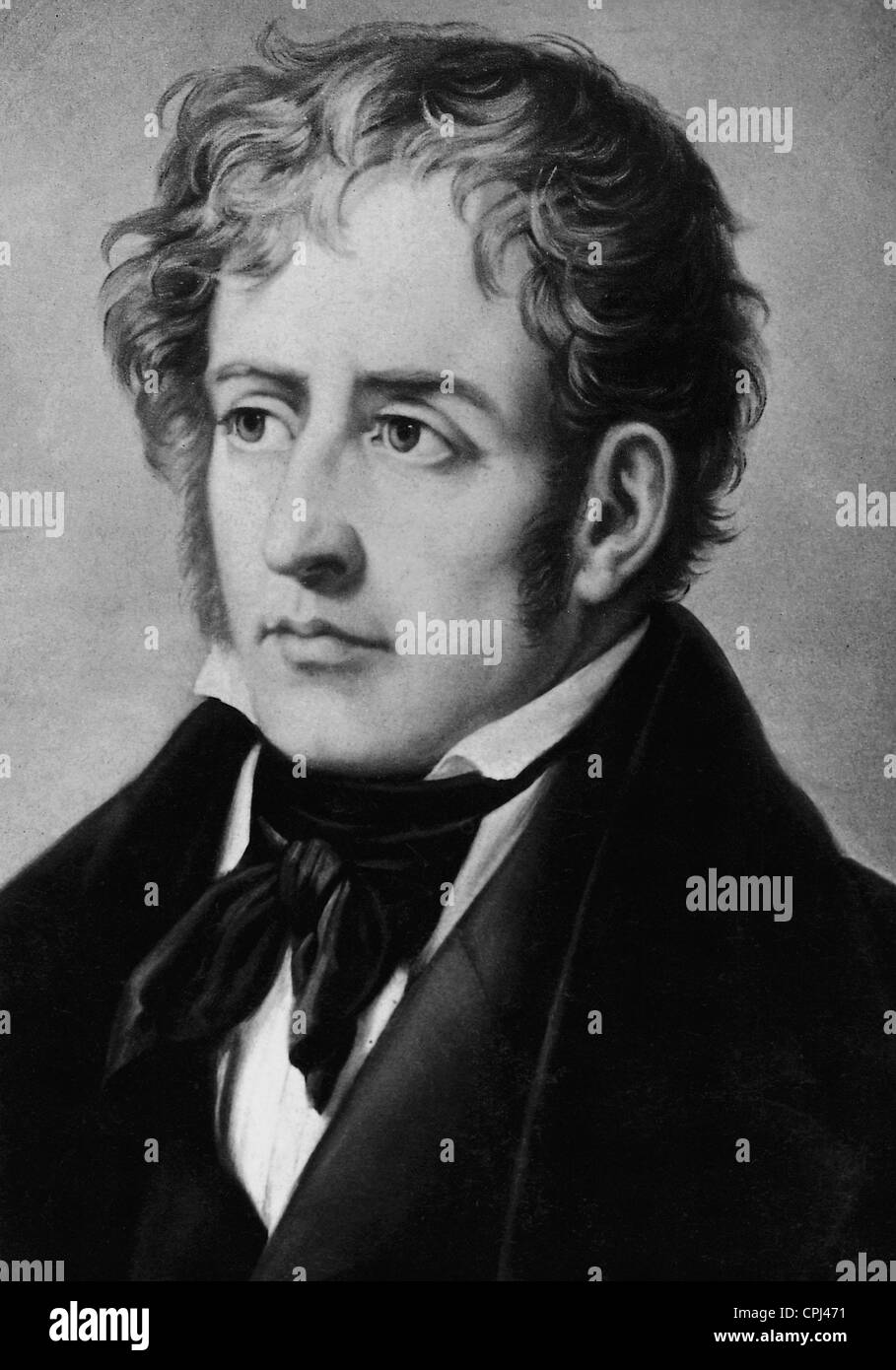 Francois René Vicomte de Chateaubriand Stockfoto