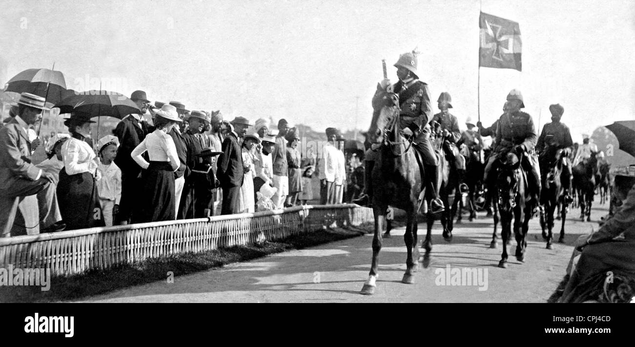 Alfred Graf von Waldersee in Shanghai, 1900 Stockfotografie Alamy