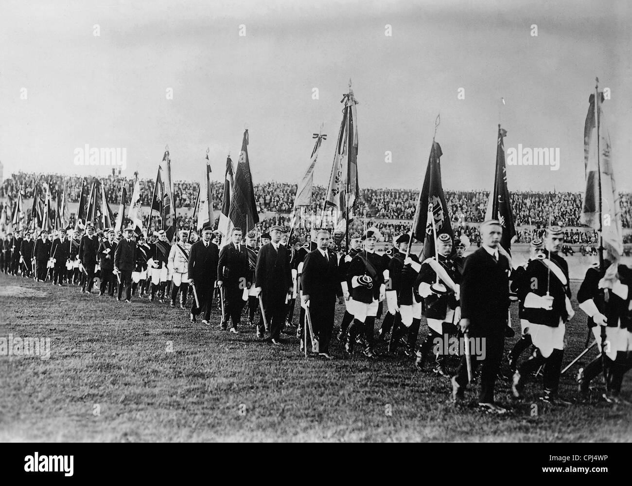 Protestkundgebung gegen den Versailler Vertrag in Berlin, 1929 Stockfoto