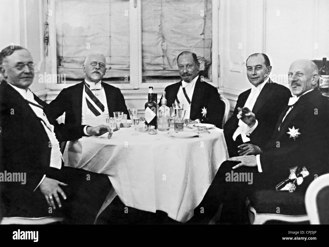Franz Dinghofer, Johannes Schober, Otto Juch, Julius Curtius und Otto Ender, 1931 Stockfoto