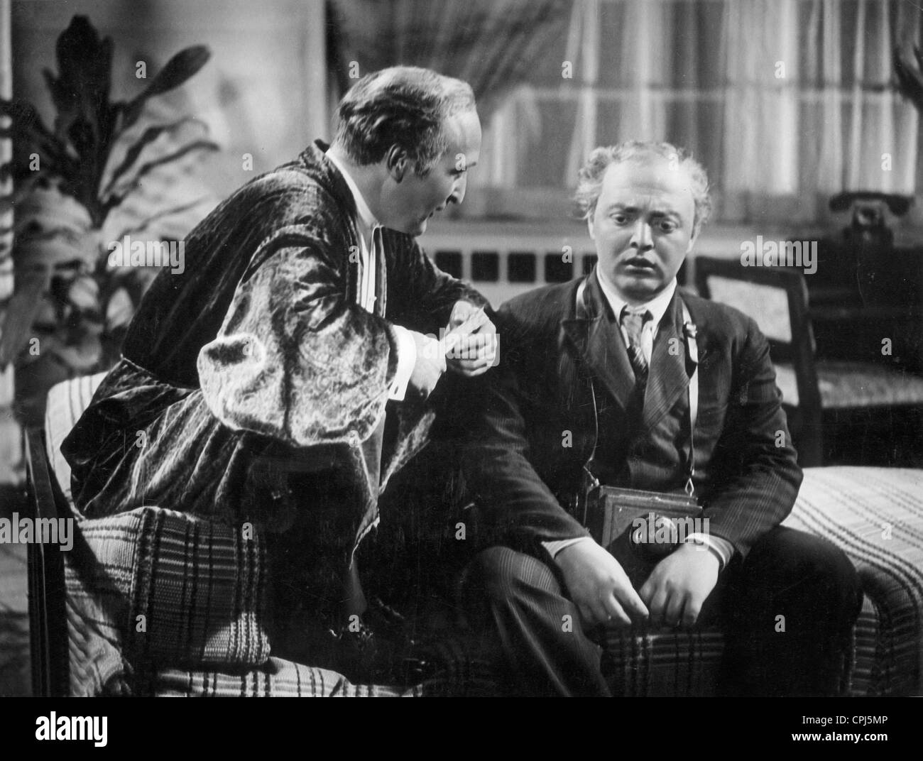 Hans Albers und Peter Lorre in "F.p. 1, 1932 antwortet nicht" Stockfoto