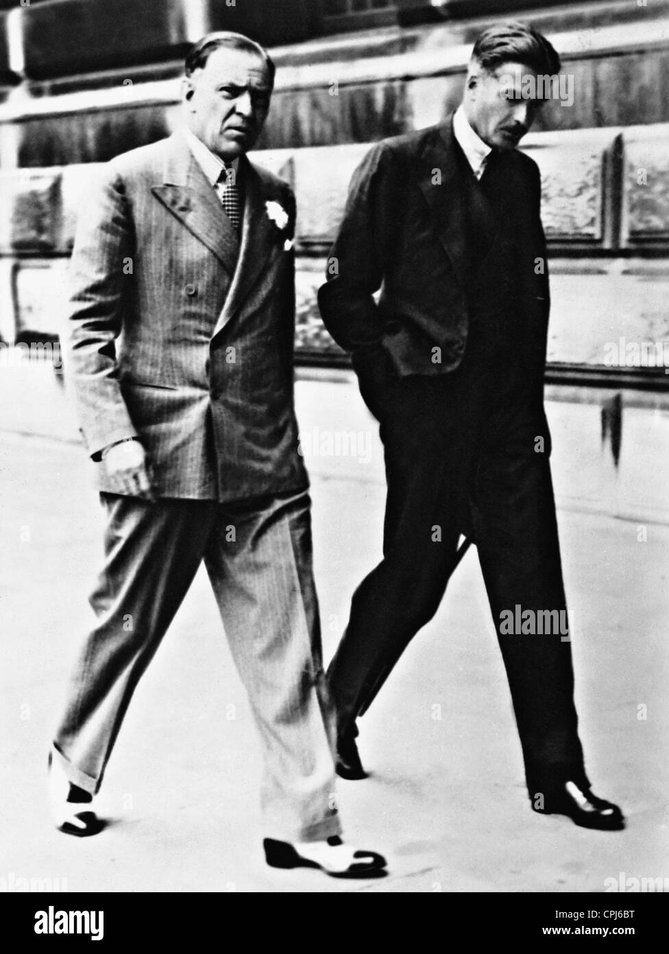 Robert Vansittard und Anthony Eden, 1937 Stockfoto
