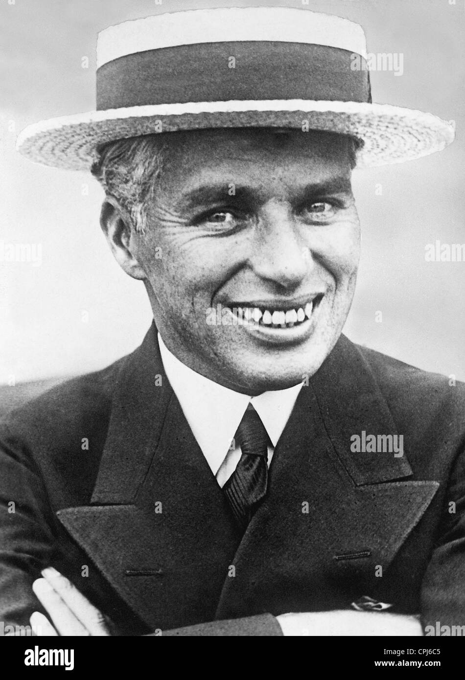 Charles Chaplin, 1927 Stockfoto