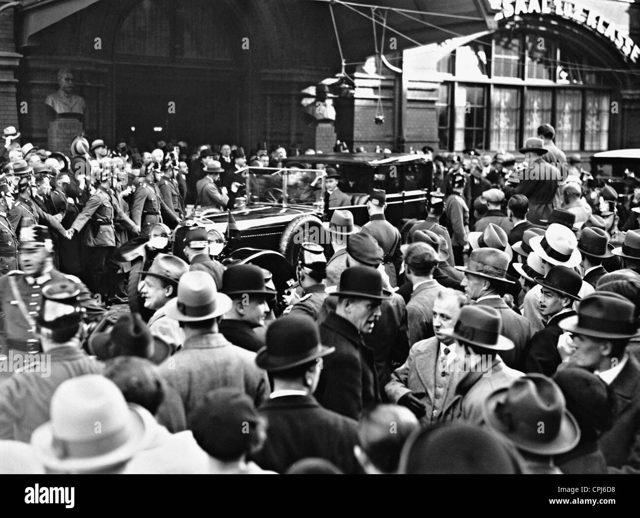 Deutsch-französische Konferenz in Berlin, 1931 Stockfoto