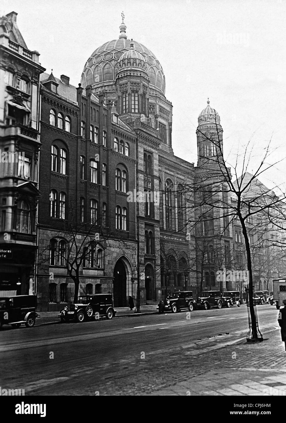 Jüdische Synagoge in Berlin, 1929 Stockfoto