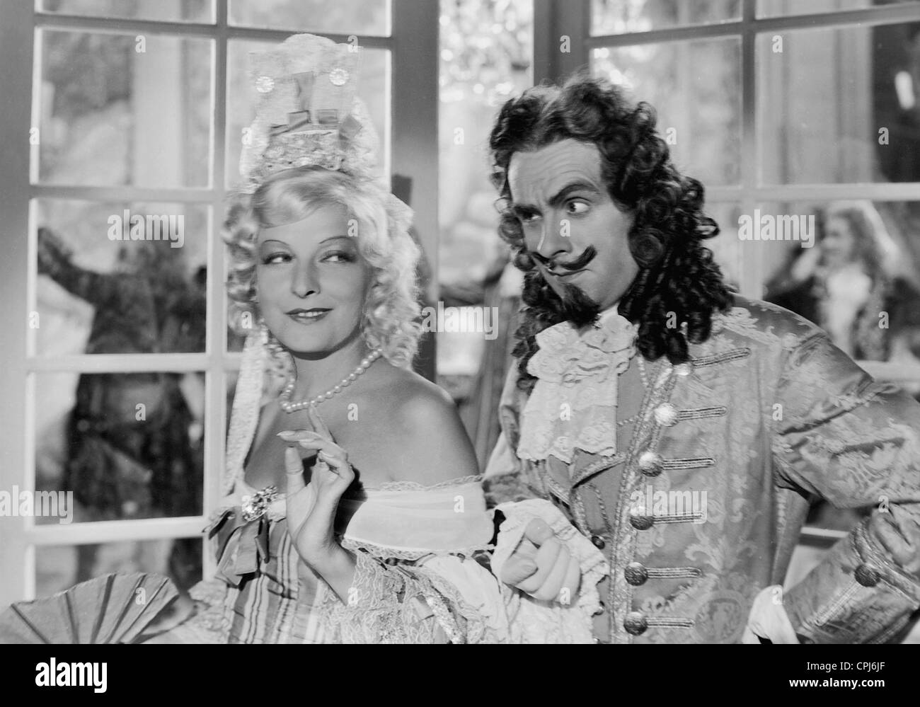 Hilde Hildebrand und Axel von Ambesser in "Der Gefangene des Koenigs", 1935 Stockfoto