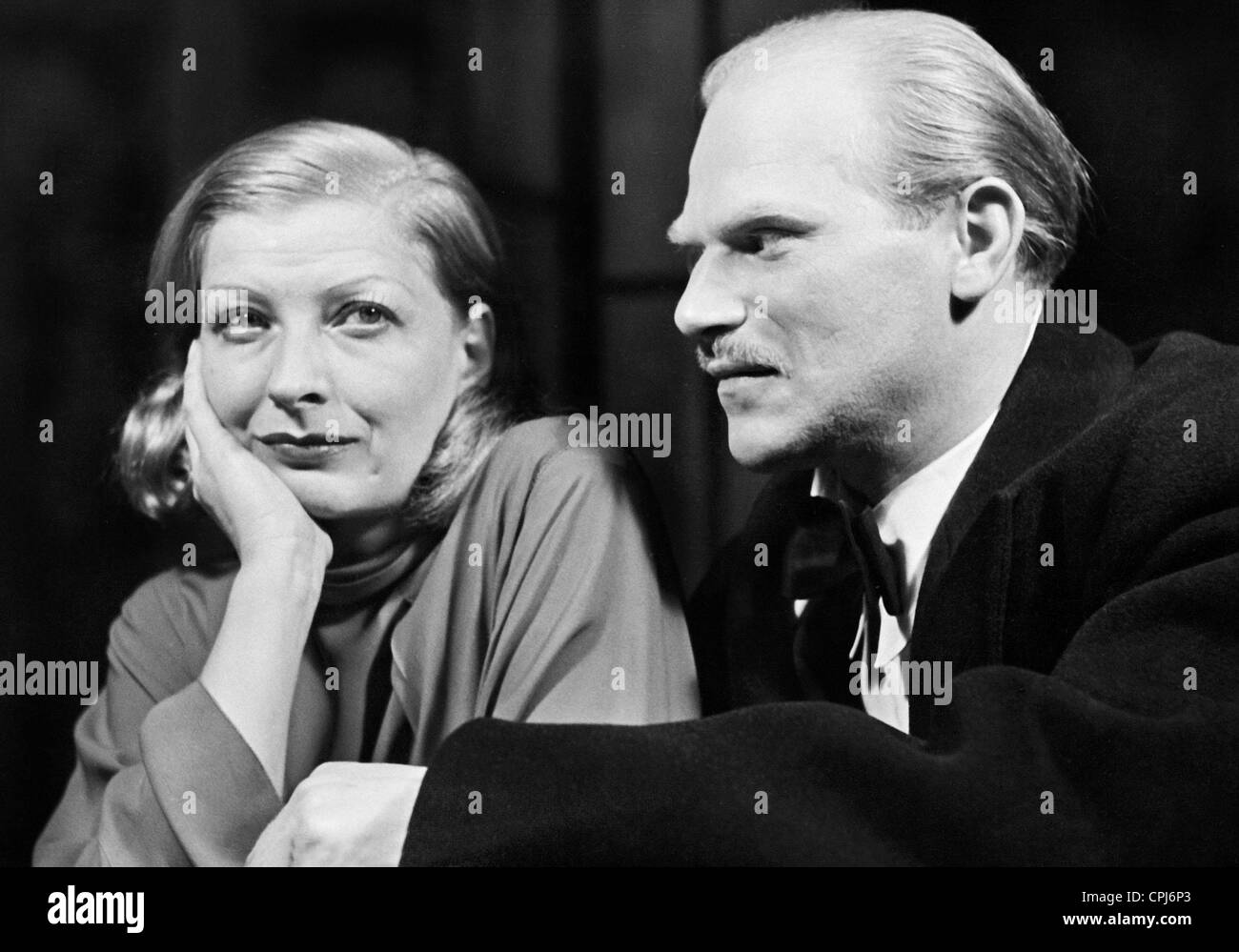 Hilde Hildebrand und Erwin Klietsch in "Hedda Gäbler", 1938 Stockfoto