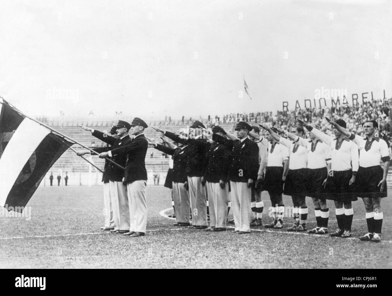 Deutsche Fußball-Nationalmannschaft bei der Weltmeisterschaft 1934 Stockfoto