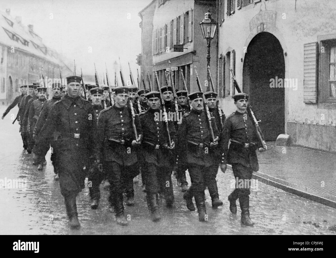 Infanterie-regiment Nr. 99 in Zabern, 191 Stockfoto