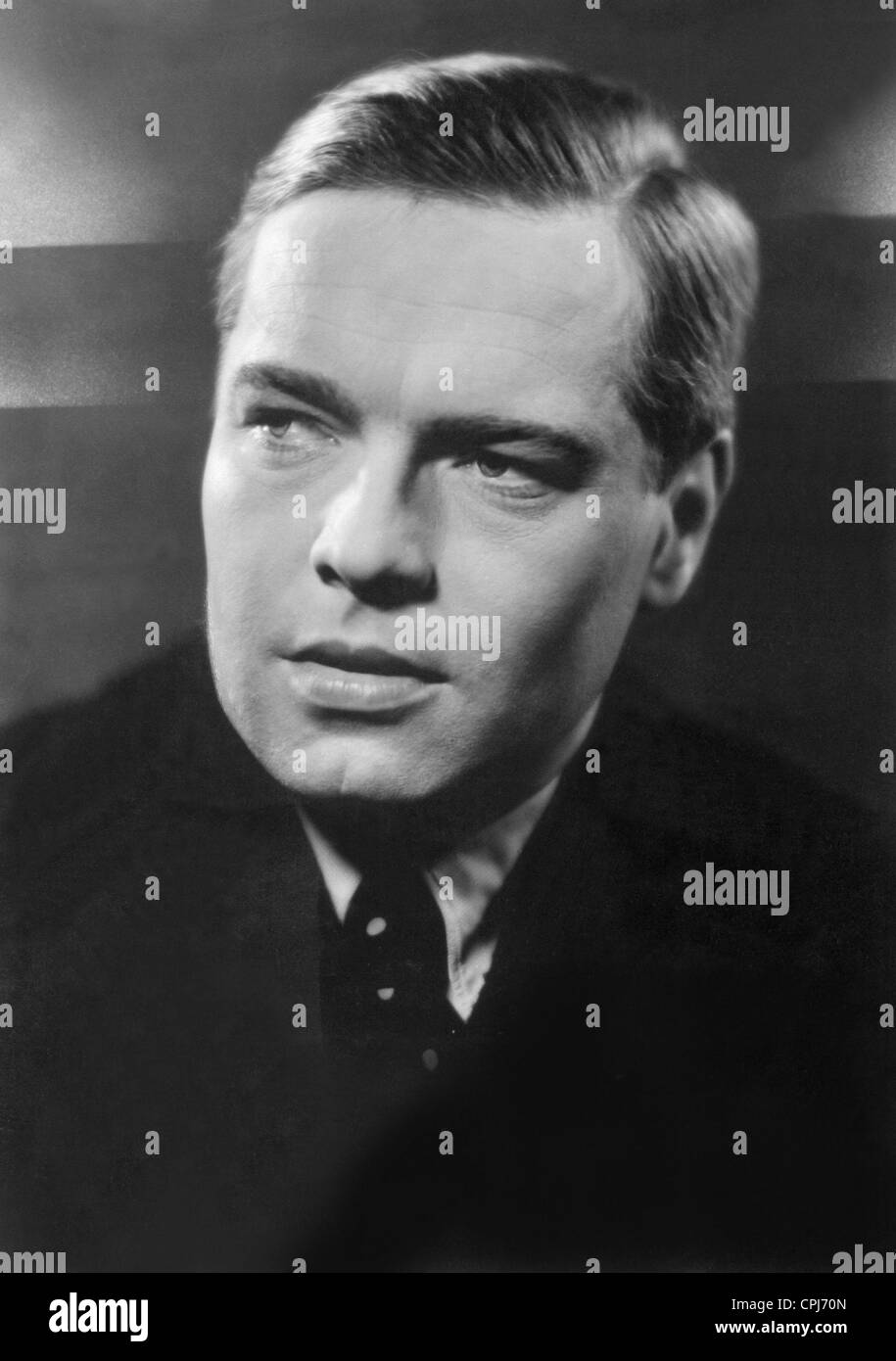 Hans Brausewetter in "Die Freundin eines großen Mannes", 1934 Stockfoto