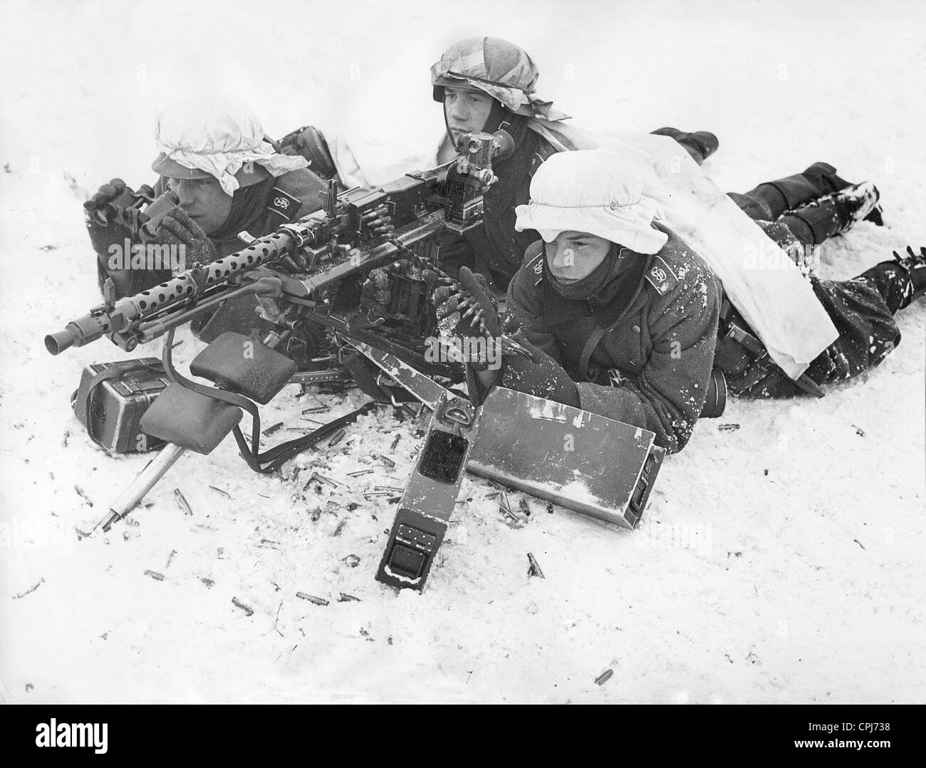 Übungen der Infanterie-regiment "Großdeutschland" 1941 Stockfoto