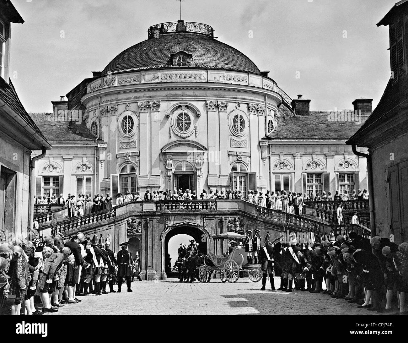Königspalast in Ludwigsburg, 1940 Stockfoto