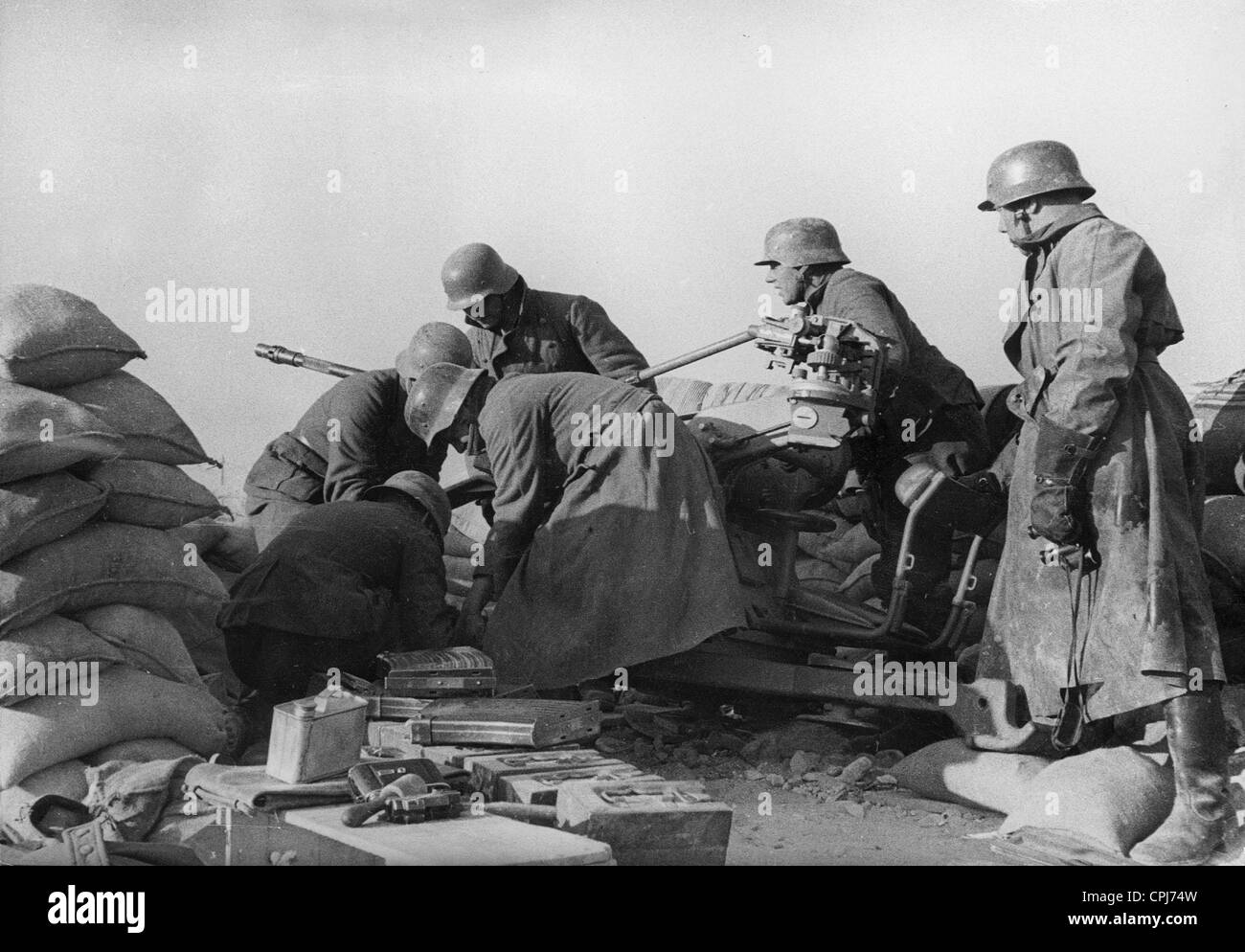 Deutsche Soldaten im spanischen Bürgerkrieg 1939 Stockfoto