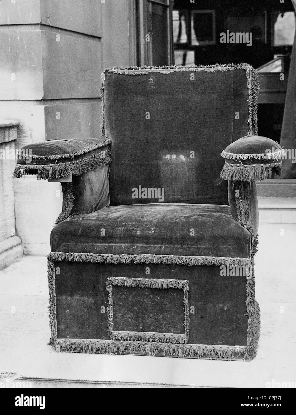 Die "Speaker" Stuhl des alten House Of Commons Stockfoto