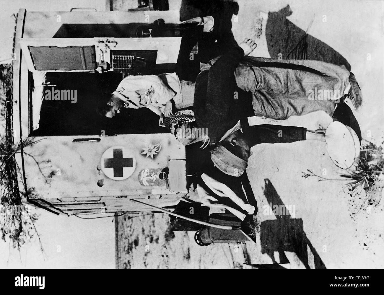 Krankenstation des deutschen Afrika-Korps, 1942 Stockfoto