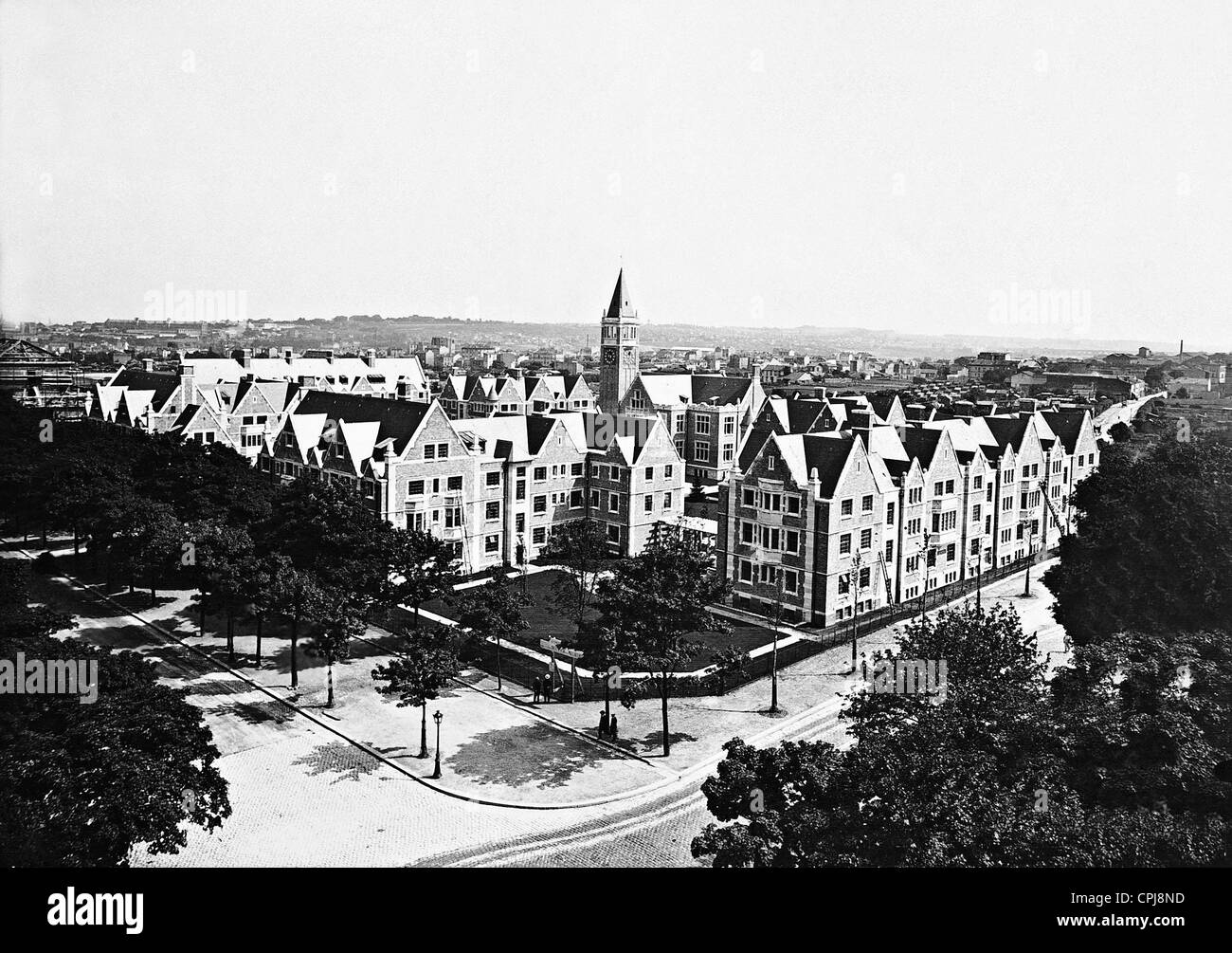 Campus der Cité Universitaire in Paris, 1928 Stockfoto