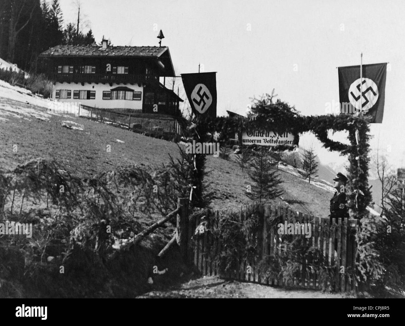 Berghof, 1934 Stockfoto