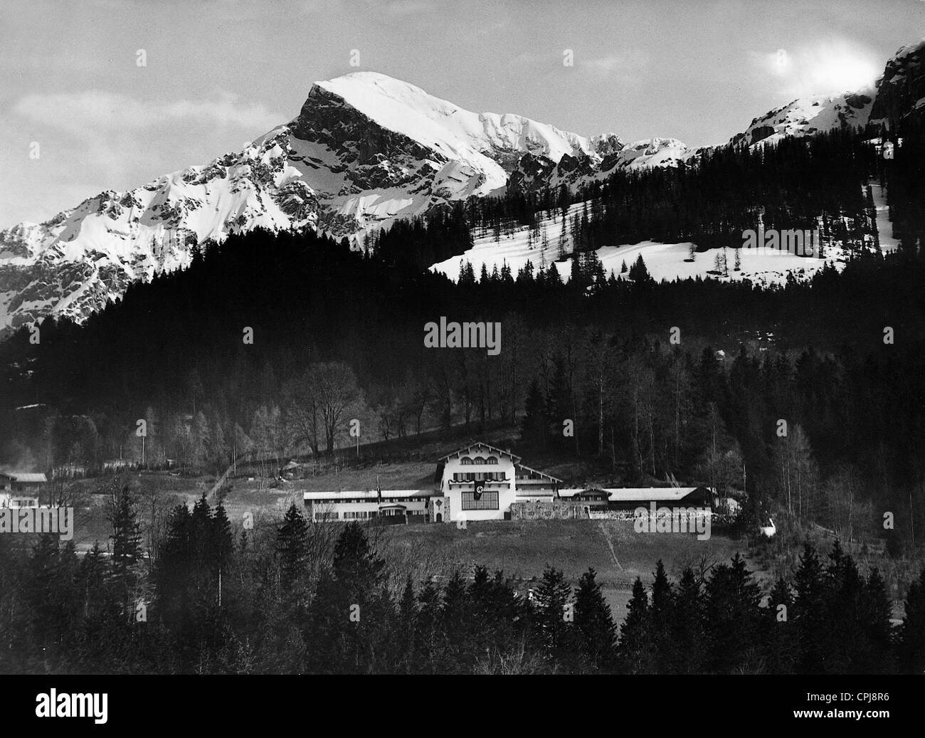 Berghof, 1937 Stockfoto