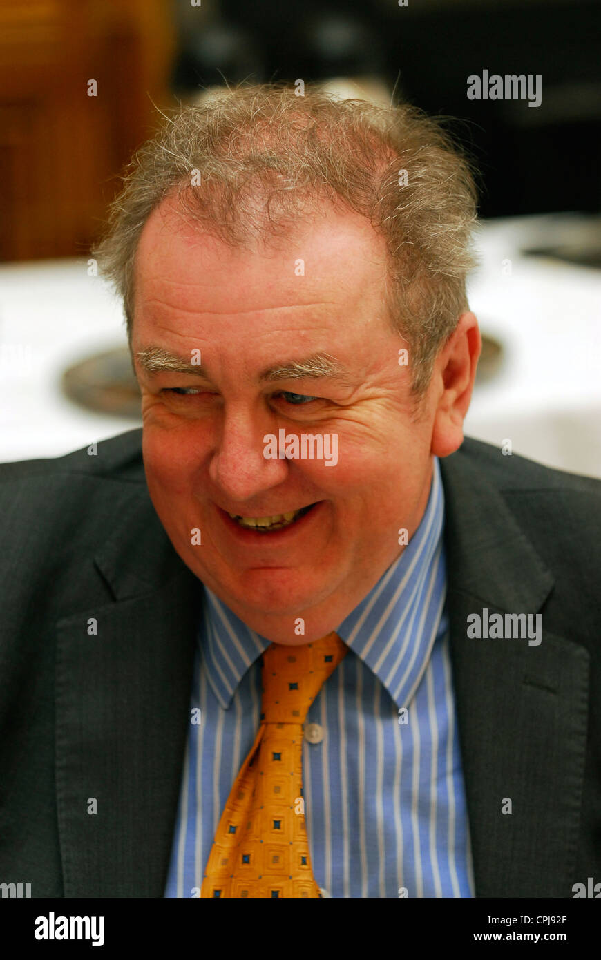 Adrian Sanders MP bei einem Lobby-Tag des Parlaments für Patienten mit Diabetes, London, UK. Stockfoto