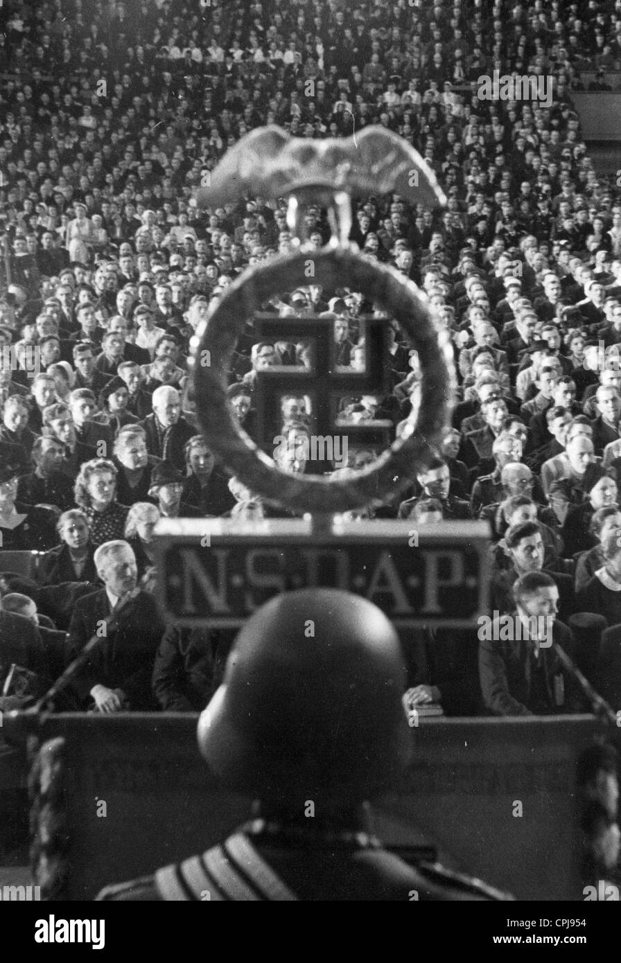 Einbürgerung der Bukowiner deutschen in Breslau, 1941 Stockfoto