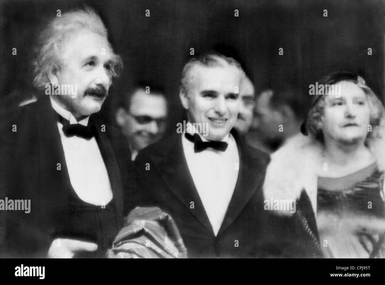 Albert Einstein und Charles Chaplin, 1931 Stockfoto Albert Einstein und Charles Chaplin, 1931 Stockfoto