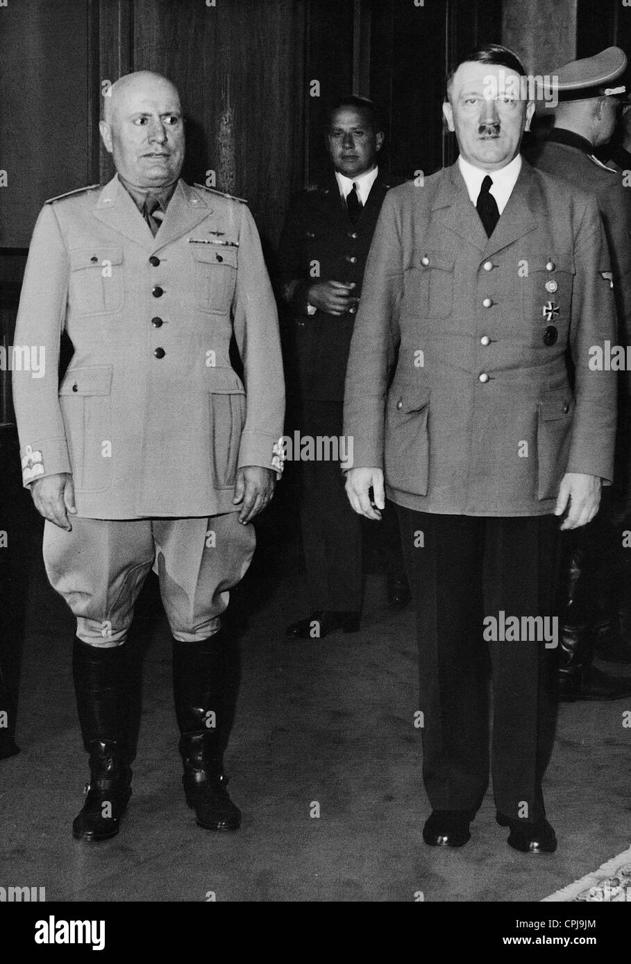 Benito Mussolini und Adolf Hitler in München, 1940 Stockfoto