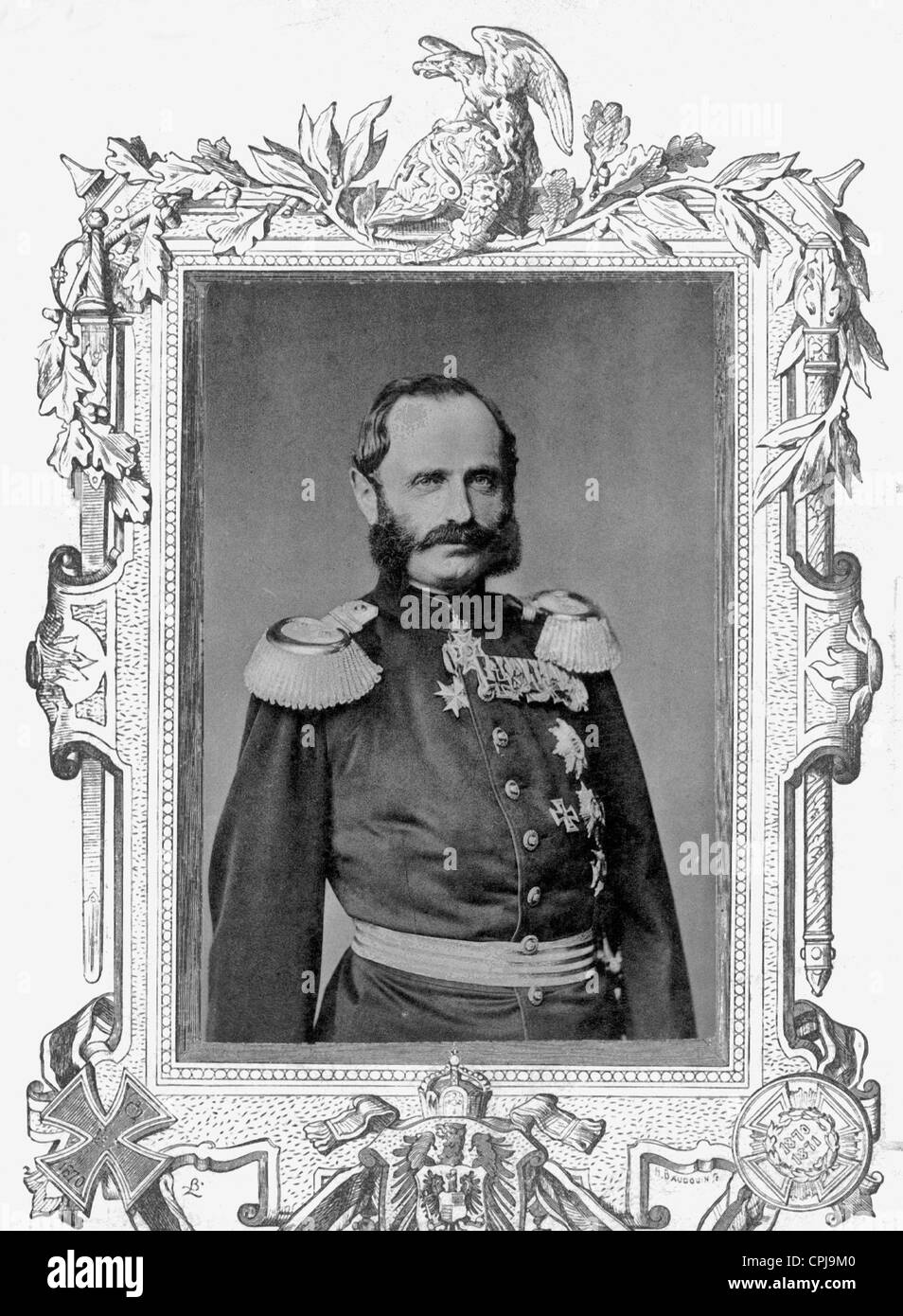 Prinz Georg von Sachsen Stockfoto