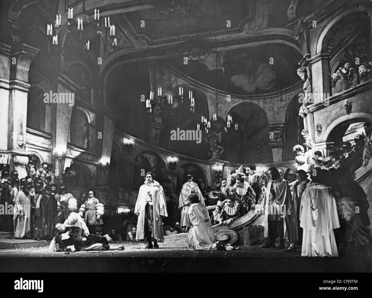 Szene aus "Ein Maskenball" von Giuseppe Verdi Stockfoto