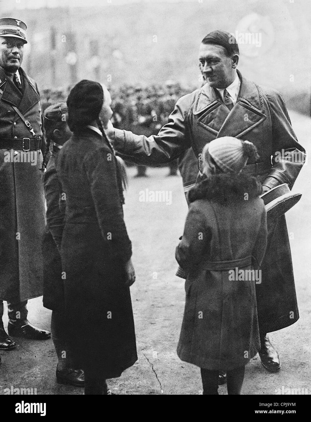Adolf Hitler mit Kindern, 1936 Stockfoto