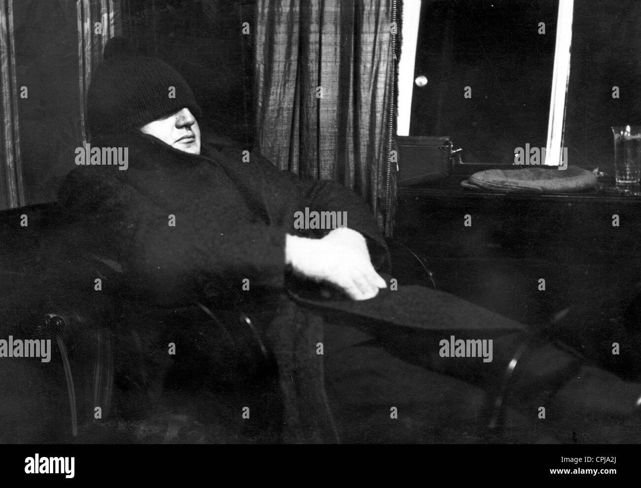 Passagier in das Luftschiff "Graf Zeppelin", 1928 Stockfoto