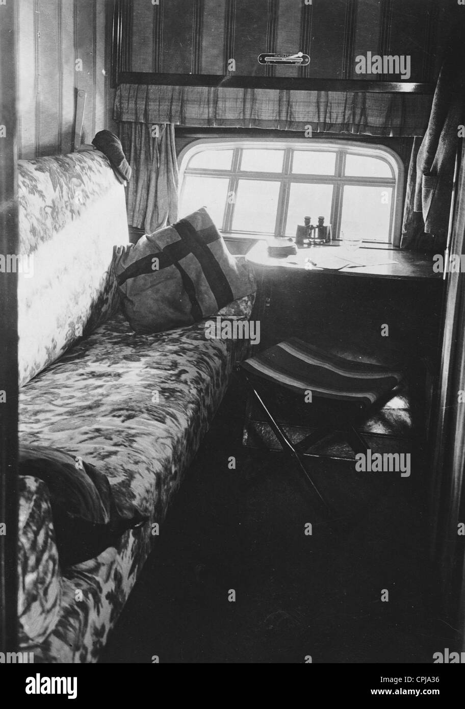 Passagierkabine des Luftschiffs "Graf Zeppelin", 1929 Stockfoto