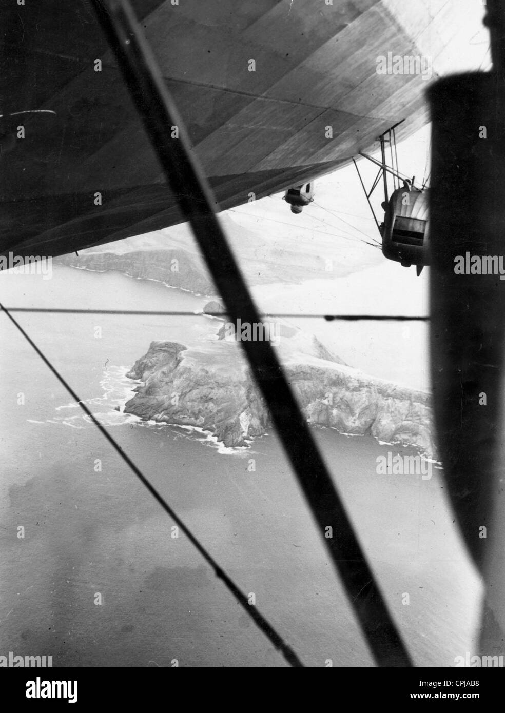 LZ 127 "Graf Zeppelin" auf seiner ersten Transatlantik-Flug, 1928 Stockfoto