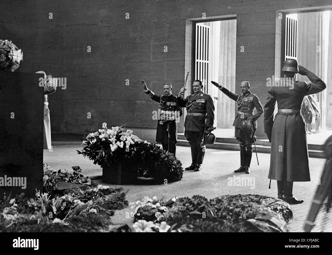 Erich Raeder, Hermann Göring, Walther von Brauchitsch, 1938 Stockfoto