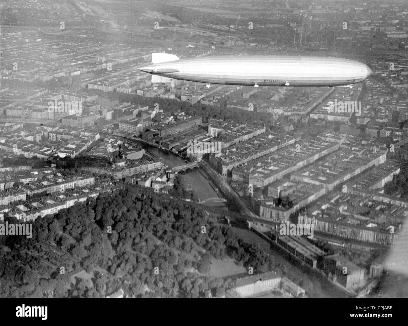 Das Luftschiff LZ 127 "Graf Zeppelin", 1928 Stockfoto