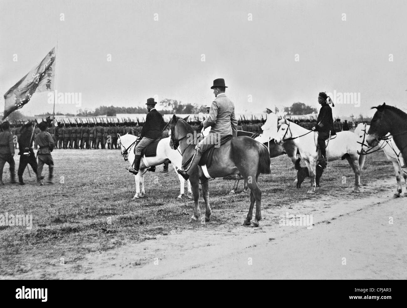 Prinz Heinrich von Preußen in Shanghai, 1898 Stockfoto