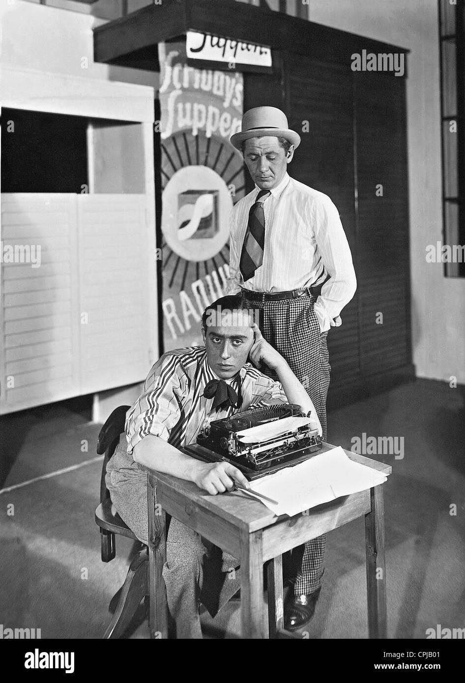 Curt Bois und Paul Hoerbiger in "Scribbys Suppen Sind Die Besten" Stockfoto