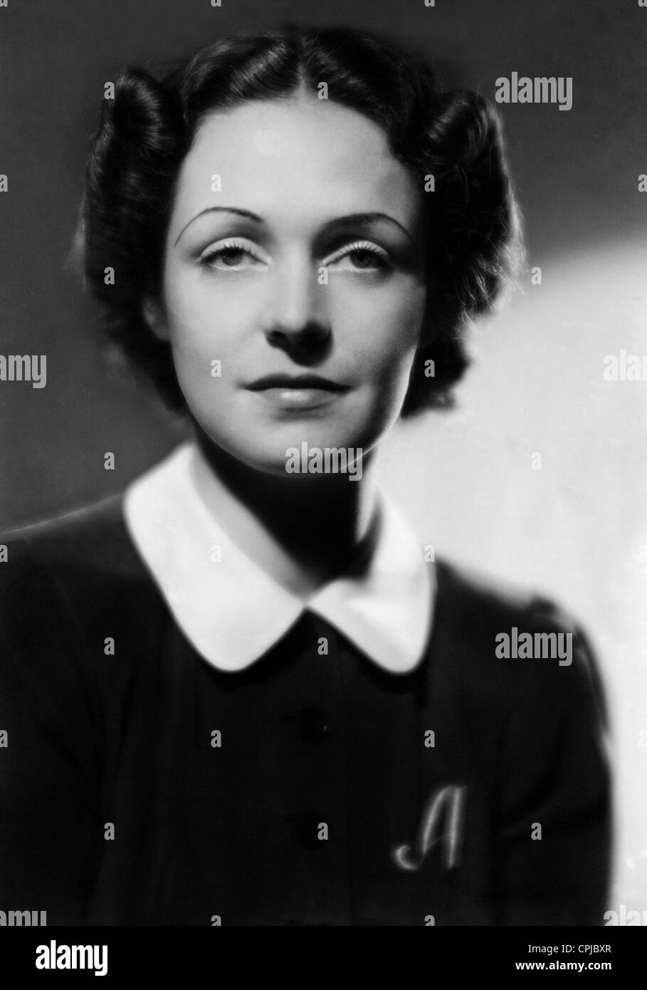 Maria von Tasnady in "Streit über the Boy Jo", 1937 Stockfoto