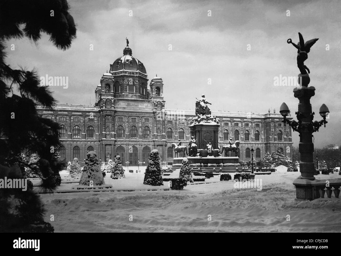 Naturhistorische Museum in Wien, 1938 Stockfoto