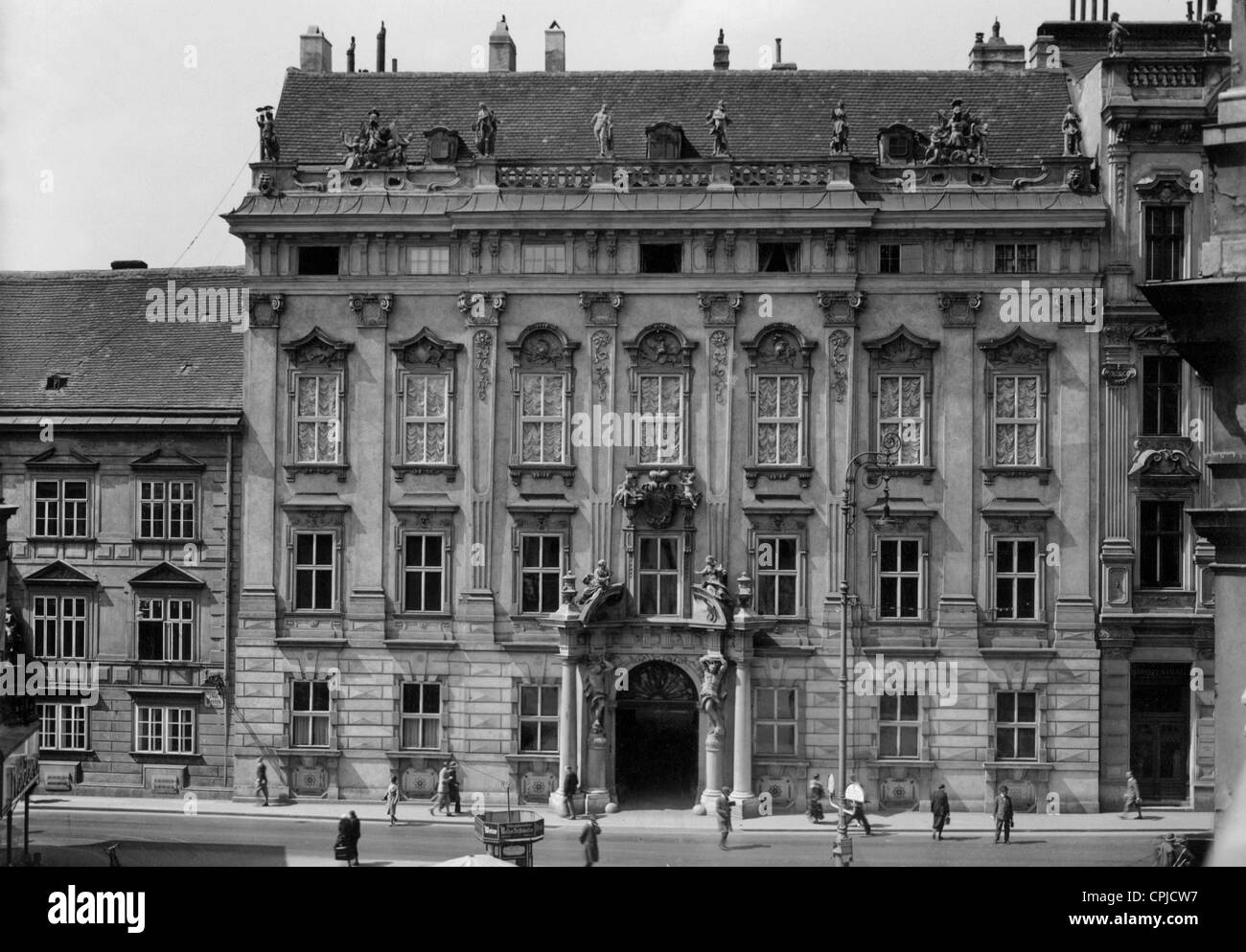 Kinsky-Palast in Wien, 1933 Stockfoto