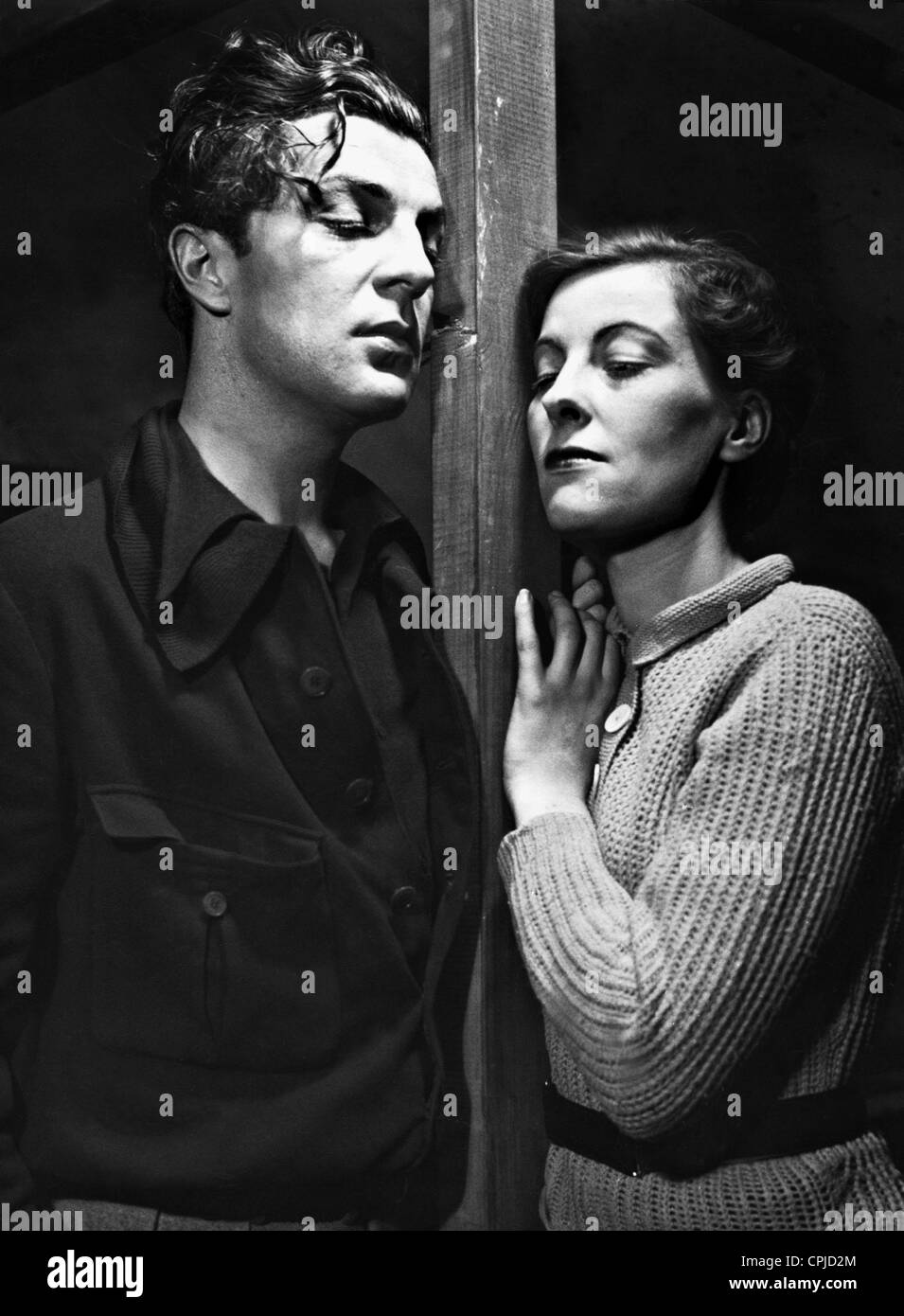 Victor de Kowa und Marianne Hoppe in "Versprich Mir Nichts", 1936 Stockfoto